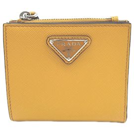 Cartera Prada Saffiano Triangle Naranja