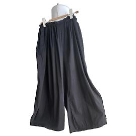 Il Gufo Calças largas de algodão pretas Preto