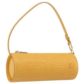 Louis Vuitton Soufflot Pochette en cuir Epi Jaune