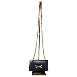 Gucci 1955 Horsebit Horsebit 19 Shoulder/Crossbody Bag Black Black