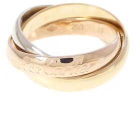 Anel Cartier Trinity em ouro branco ouro amarelo e ouro rosa 18K Outro