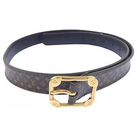 Louis Vuitton Ceinture Malletier Belt Marron