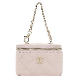 Pouch Chanel Timeless Classic Line Rosa
