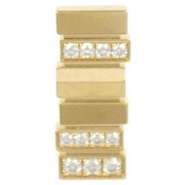 Pendientes de botón Christian Dior en oro amarillo 18K y diamantes Otro