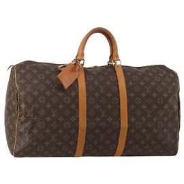 Louis Vuitton Keepall Monogram 55 Marrom