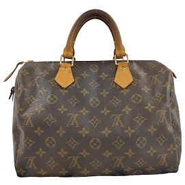 Louis Vuitton Speedy Monogram Canvas 30 Marrom