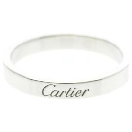 Cartier C de Cartier Ehering Platin 3mm Silber