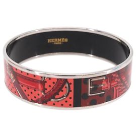 Hermès HERMES Emilel GM Bracciale metallo Rosso Auth 198833M Rosso