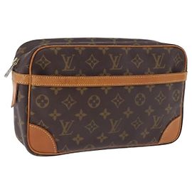 Sac Pochette LOUIS VUITTON Monogram Compiegne 28 M51845 LV Auth ep15714 Monogramme