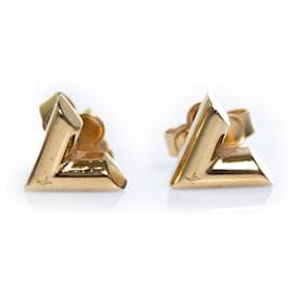 Louis Vuitton, Essential V Stecker-Ohrringe in Gold Golden