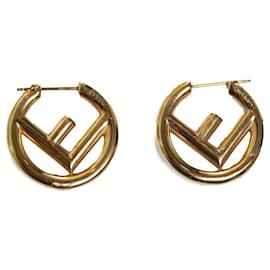 Fendi, F is Fendi Creolen in Gold Golden