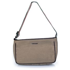 Gucci, sac petit canvas beige avec sangle webbing Autre