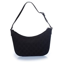 Gucci, GG denim mini shoulder bag Brown Black