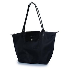 Longchamp, sac cabas mini depose noir Noir