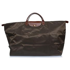 Longchamp, sac weekender XL depose pliage, kaki Marron Vert