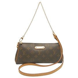 Sac Satchel Louis Vuitton Monogram Eva Marron Marron