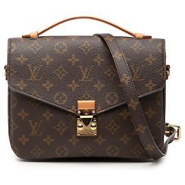 Bolsa Louis Vuitton Monogram Pochette Metis Castanha Marrom