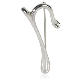 Tiffany & Co. Sterling Silver Elsa Peretti Alphabet P Brooch Other