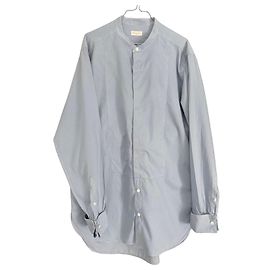 Camisa Dries Van Noten Azul Claro de Algodón Azul