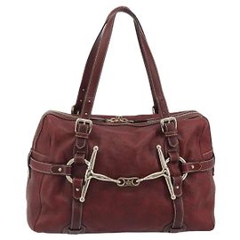 Gucci 85th Anniversary Boston Guccissima Leather Roja