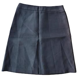 Prada schwarzer gerader Rock Schwarz