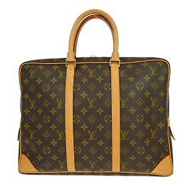 Louis Vuitton Porte-Documents Voyage Monogram MM Marrom
