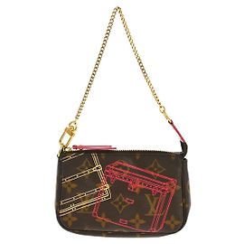 Louis Vuitton Mini Pochette Limited Marron