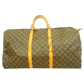 Louis Vuitton Boston Monogram Keepall Bandoulière 60 Marron