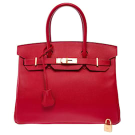 Hermès Borsa HERMES Birkin 30 in Pelle Rossa - 103824 Rosso