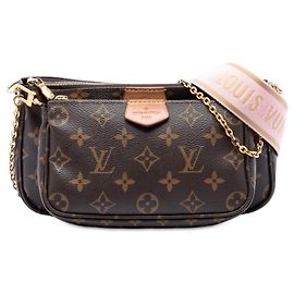 Sac Louis Vuitton Monogram Multi Pochette Accessoires Marron Marron