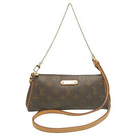 Sac Satchel Louis Vuitton Monogram Eva Marron Marron
