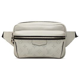 Louis Vuitton Monogram Taigarama Outdoor Gürteltasche Weiß Weiß