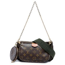 Borsa Louis Vuitton Monogram Multi Pochette Accessoires Marrone Marrone