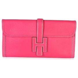 Hermès Rose Tyrien Epsom Jige Elan 29 Rosa