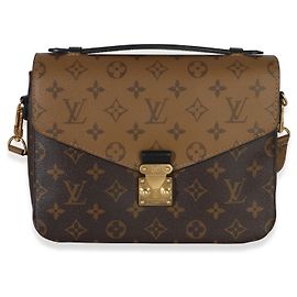 Louis Vuitton Reverse Monogram Canvas Pochette Metis Marrom