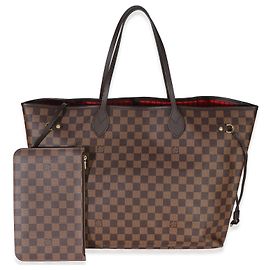 Louis Vuitton Damier Ebene Canvas Neverfull GM Marrom