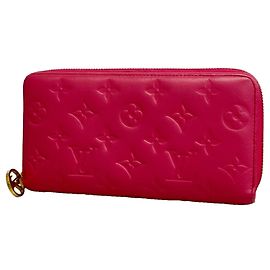 Cartera Louis Vuitton Monogram Coussin Zippy Rosa