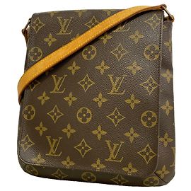 Borsa a tracolla Louis Vuitton Monogram Musette Salsa Marrone