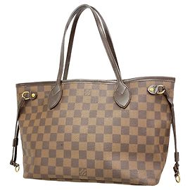 Saco Tote Louis Vuitton Damier Neverfull PM N51109 Ebene Damier ebene