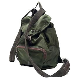 Sac à dos Prada en nylon vert Vert Kaki