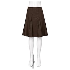 Jupe Vintage Déconstruite Prada Marron