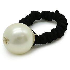 Chanel Coco Mark Hair Accessory Black