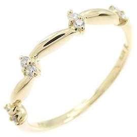 Autre Marque Kumikyoku Au750 Diamond Ring Golden