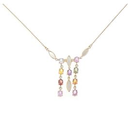 Autre Marque Collier Au750 PT850 Doré