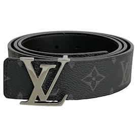 Cinto Louis Vuitton Monogram Eclipse Preto