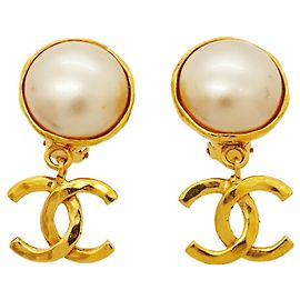 Orecchini a clip placcati oro Chanel D'oro