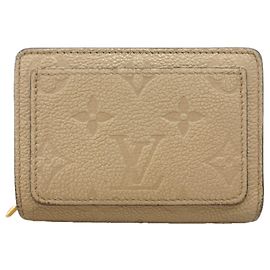 Louis Vuitton Monogram Empreinte Bi-Fold Wallet Grey
