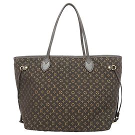 Sac cabas Louis Vuitton Monogram Idylle Neverfull MM Gris anthracite