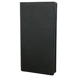 Louis Vuitton Taiga Long Bill Wallet Grey