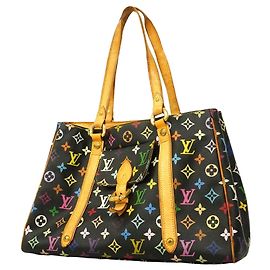 Borsa Tote Louis Vuitton Monogram Multicolor Aurelia MM Nero